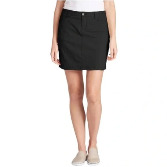 Eddie Bauer Size 16 Adventurer 2.0 Skort Size 16 Black Solid - Picture 1 of 5